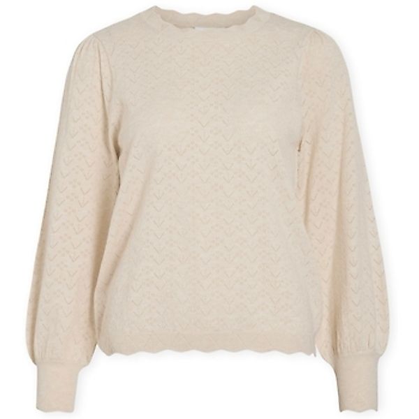 Vila  Pullover Emi Knit - Super Light Natural Melan günstig online kaufen