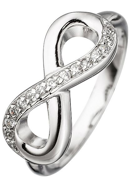 JOBO Silberring Unendlichkeit, 925 Silber mit 15 Zirkonia günstig online kaufen