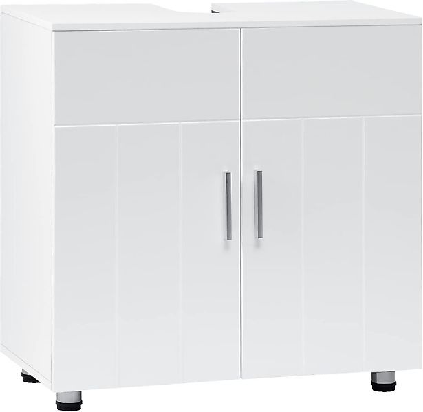 EUGAD Waschbeckenunterschrank (1-St) Landhausstil, MDF, 60x60x30 günstig online kaufen