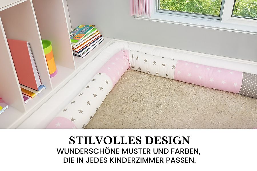Amilian Nestchenschlange Bettschlange 210cm - Seitenschläferkissen günstig online kaufen