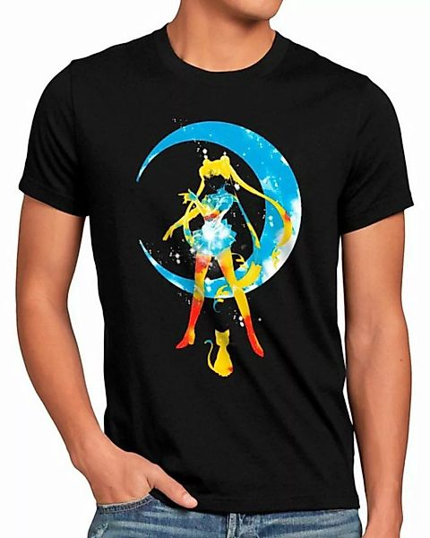 style3 Print-Shirt Herren T-Shirt Moon Inked sailor moon anime manga cospla günstig online kaufen