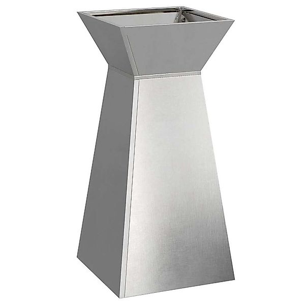 vidaXL Blumentopf Säulen Pflanzer Silber 35 günstig online kaufen