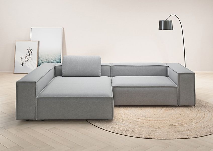 Home affaire Ecksofa »Watertown, moderne XXL L-Form, 306 cm breit« Komforta günstig online kaufen