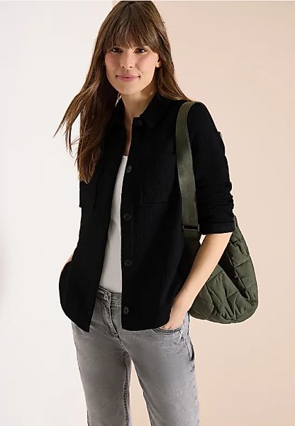CECIL Overshirt mit Brusttaschen und Struktur günstig online kaufen