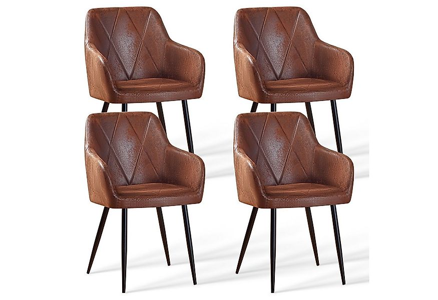 JYMTOM Esszimmerstuhl mit gepolstertem Sitz, Wohnzimmerstuhl, Polsterstuhl, günstig online kaufen