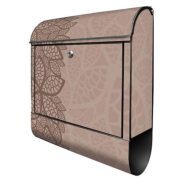 Banjado Design Briefkasten Schwarz Pulverbeschichtet 39x47x14cm 2 Schlüssel günstig online kaufen