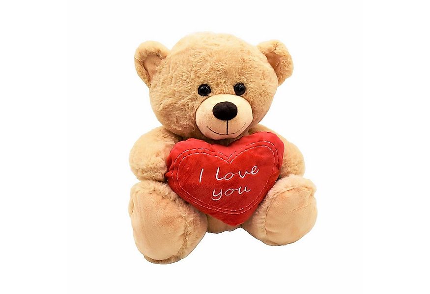 Geschenkestadl Kuscheltier Süßer Teddybär mit Herz „I love you“ – sagt mehr günstig online kaufen