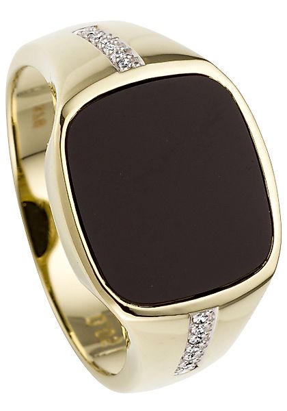 JOBO Fingerring Ring mit Onyx und günstig online kaufen
