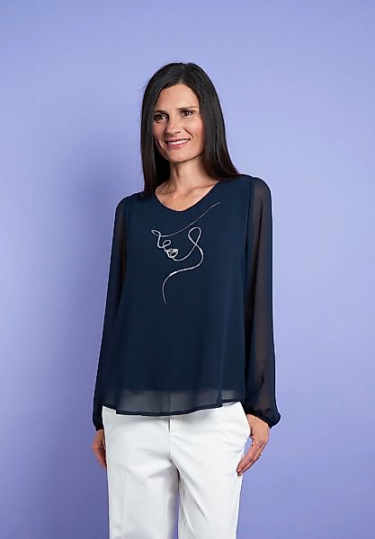Seidel Moden Langarmbluse im modischen Lagenlook, MADE IN GERMANY günstig online kaufen