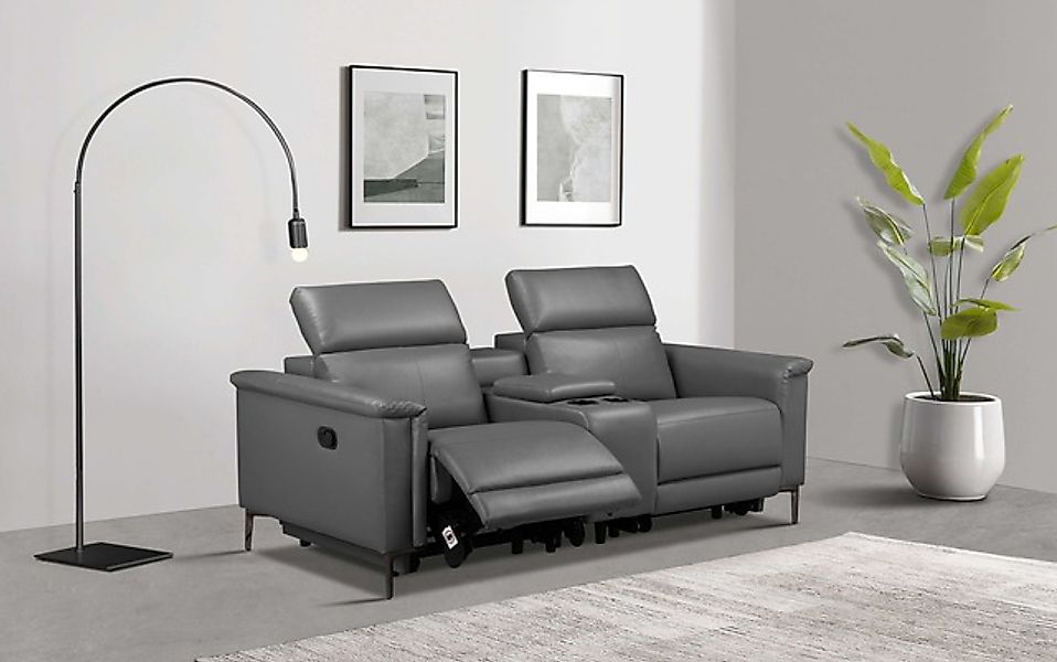 Places of Style 2-Sitzer »Lund, 2er-Kinosofa, TV-Sessel, Multimedia-Sofa, U günstig online kaufen