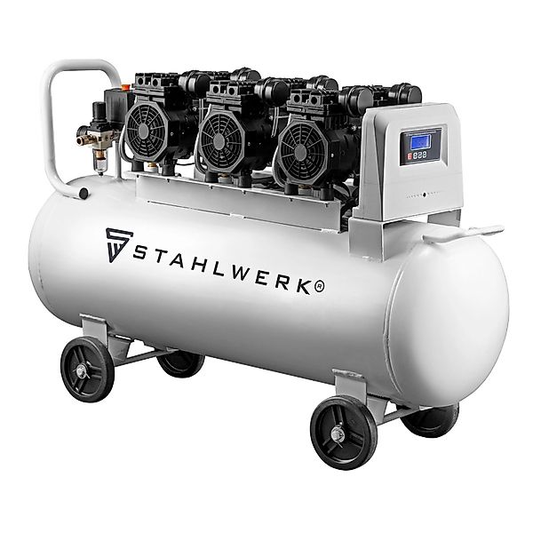 STAHLWERK Druckluft Kompressor ST 1010Pro mit 10bar, 100L Tank, 69dB und 5, günstig online kaufen