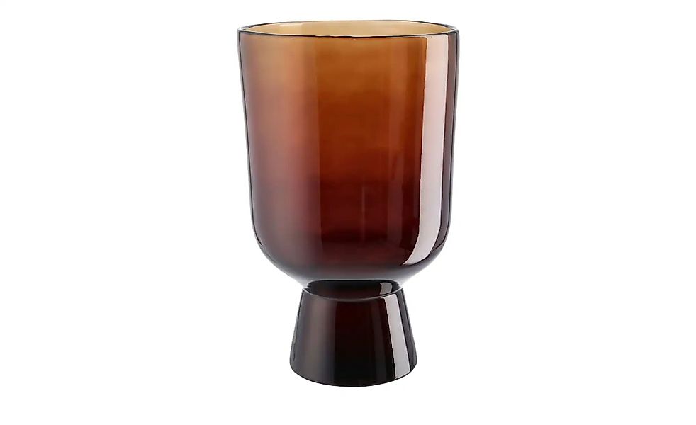 Jette Home Vase und Windlicht   ¦ braun ¦ Glas ¦ Maße (cm): H: 32,5  Ø: 20 günstig online kaufen