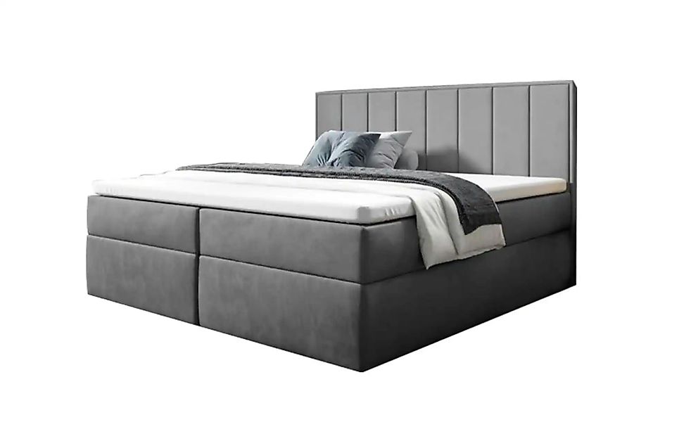 Boxbett mit Bettkasten Havana ¦ grau ¦ Maße (cm): B: 140 H: 110 Betten > Ko günstig online kaufen
