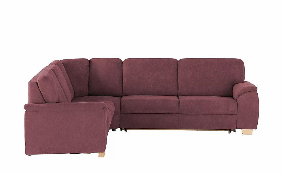 smart Ecksofa  Valencia ¦ rot ¦ Maße (cm): B: 280 H: 90 T: 250.0 Polstermöb günstig online kaufen