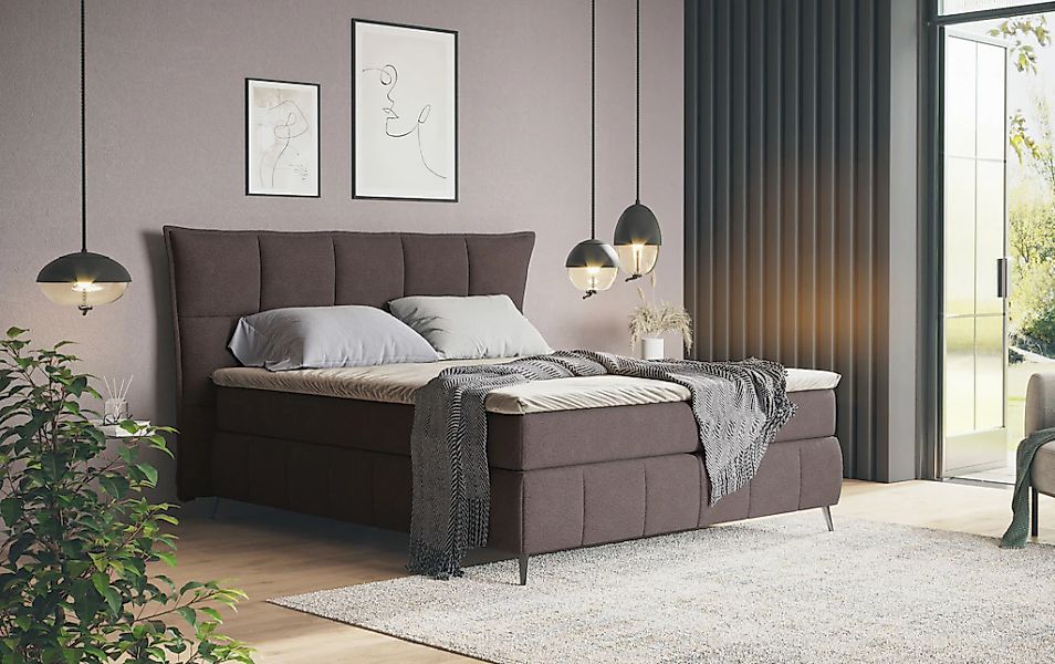 COTTA Boxspringbett »Sarah«, inkl. Topper, 2 Matratzenkerne, Härtegrade H2, günstig online kaufen