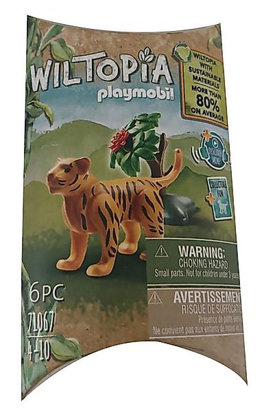 Playmobil® Spielfigur Playmobil Wiltopia Babytiger Spielfigur Tierfigur Sam günstig online kaufen