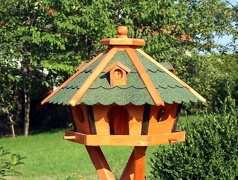 Holzdekoladen Vogelhaus XL Vogelhaus 57x37 cm wetterfest wahlweise mit Stän günstig online kaufen