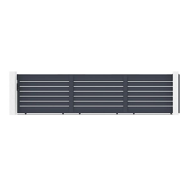 Casanoov Schiebetor 6M Vogel H 140Cm Aluminium & 2 Eifel Pfosten 20X20Cm H günstig online kaufen