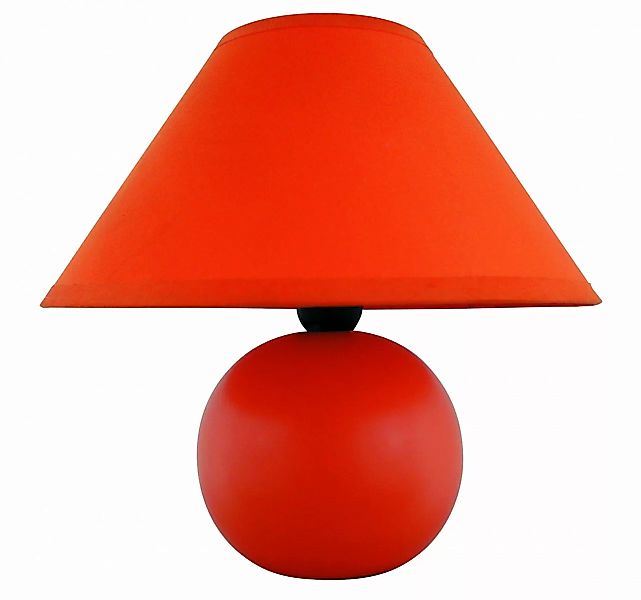 Nachttischlampe Keramik orange Ariel günstig online kaufen