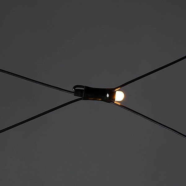 LED-Lichternetz außen, 3x3m, Lichtfarbe bernstein günstig online kaufen