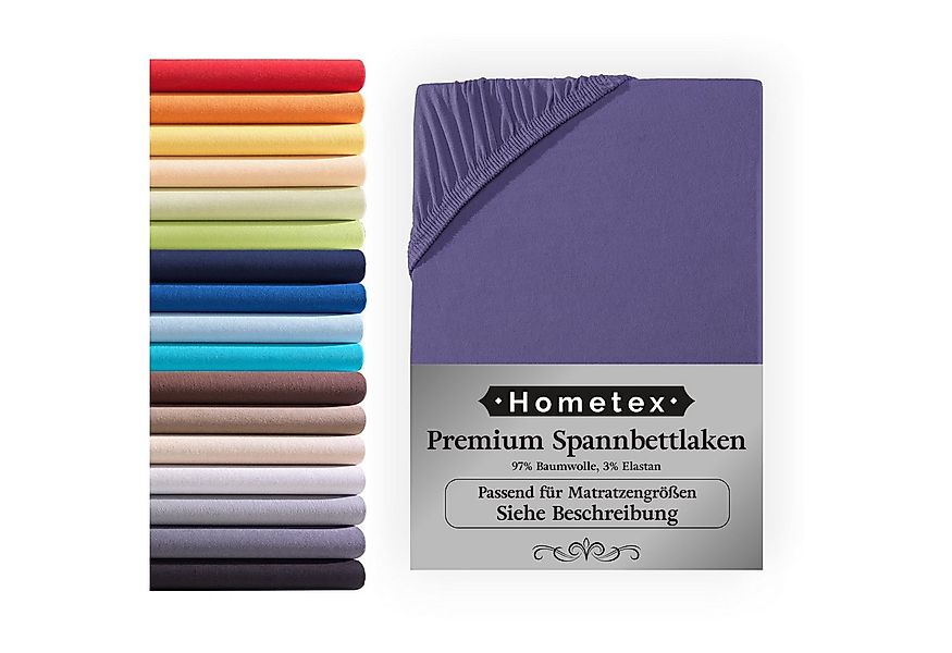 Hometex Premium Textiles Spannbettlaken Premium Boxspringbett Spannbetttuch günstig online kaufen
