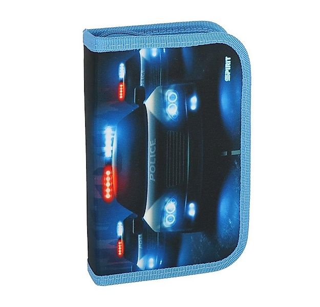 Spirit Federmäppchen Schüler-Etui Polizei 28 teilig 1-Zipper Mäppchen günstig online kaufen