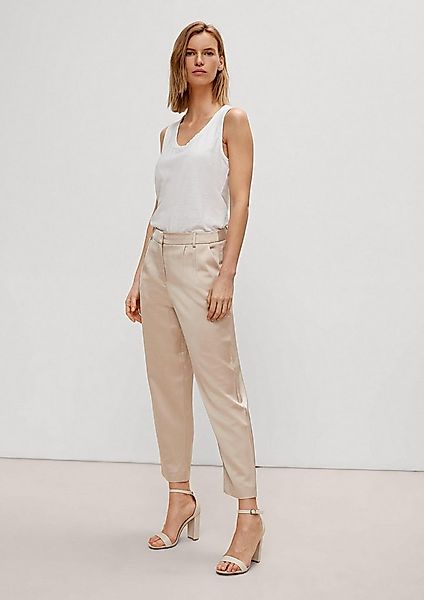 comma 7/8-Hose Hose Regular: 7/8-Hose aus Satin günstig online kaufen