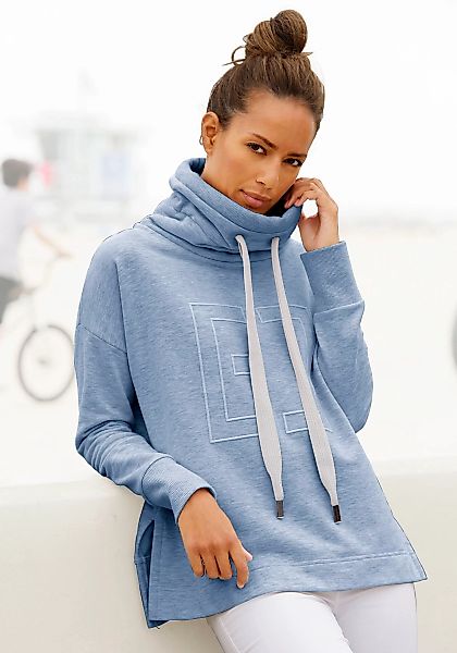 Elbsand Sweatshirt "Birte", mit Logostickerei vorne günstig online kaufen