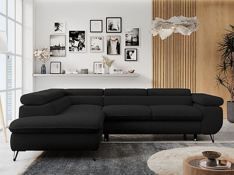 MKS MÖBEL Ecksofa PETER L, Set, Ecksofa L-form, HR35-Schaum, Wellenfederker günstig online kaufen