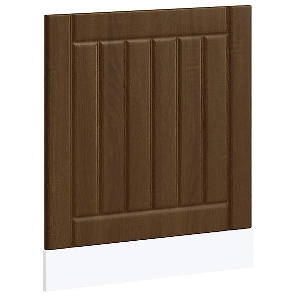 vidaXL Geschirrspülerblende Lucca Braun Eichen-Optik Holzwerkstoff 853904 günstig online kaufen