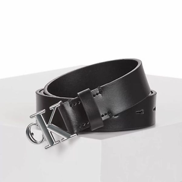 Calvin Klein Jeans  Gürtel ROUND MONO PLAQUE LTHRBELT 25MM günstig online kaufen