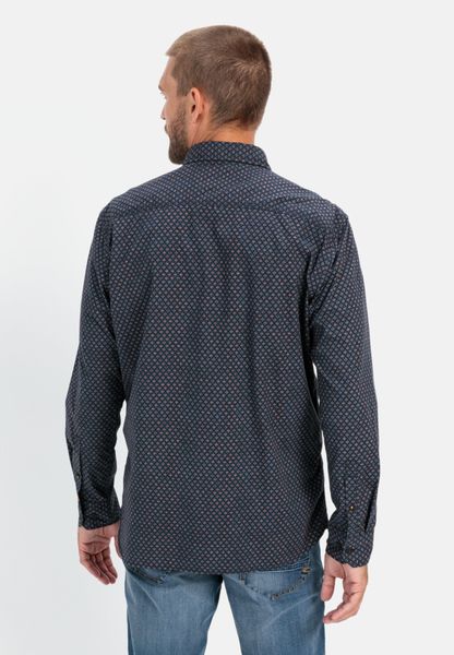 camel active Langarmhemd mit Minimal-Print Langarm günstig online kaufen