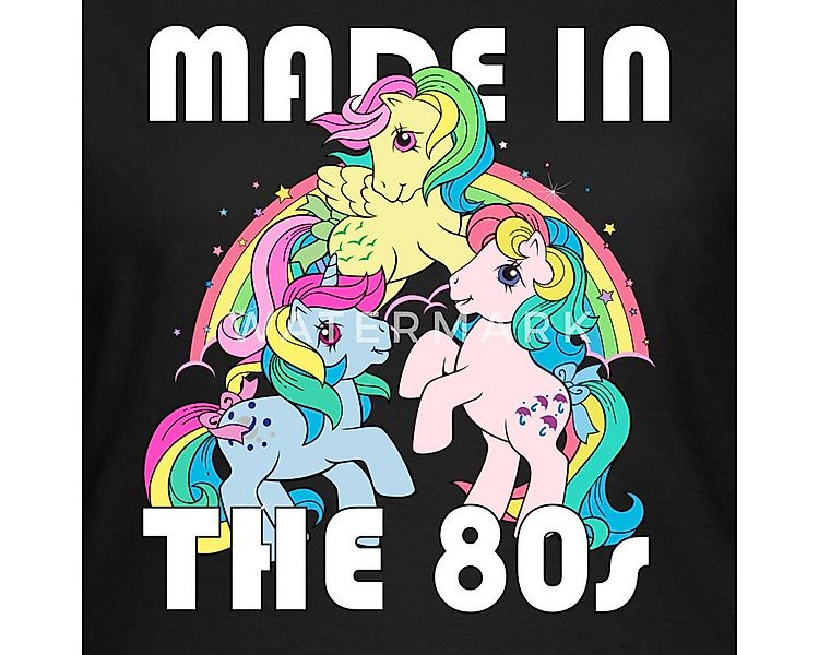 Spreadshirt T-Shirt My Little Pony Retro Made In The 80's Statement Frauen günstig online kaufen