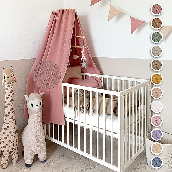 lilimaus Betthimmel Handgefertigter Baumwoll-Betthimmel für Babybett, günstig online kaufen