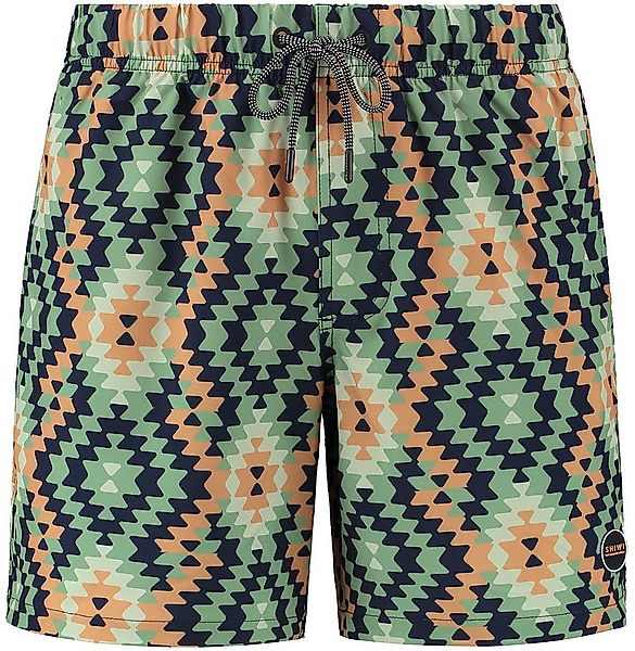 Shiwi Badeshorts Mayan Print Grün - Größe L günstig online kaufen