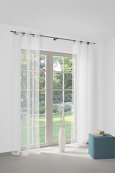 Wirth Gardine "Heike" Ösen 1 Stk. tlg. günstig online kaufen