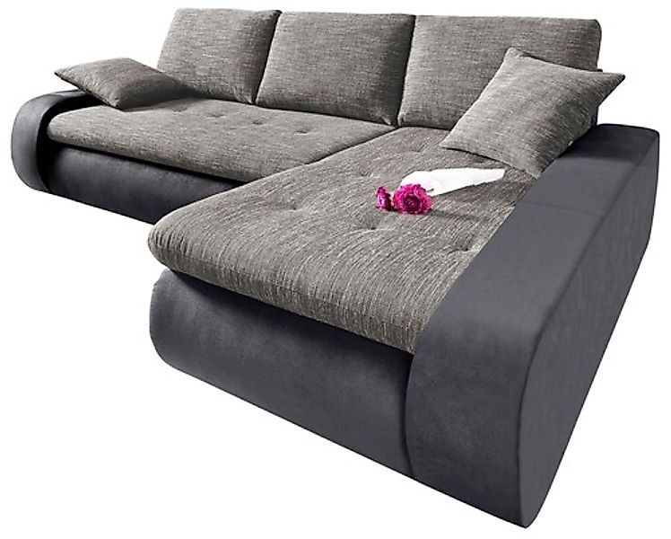 TRENDMANUFAKTUR Ecksofa »Indie, modern und bequem, Materialmix, OTTOs Choic günstig online kaufen