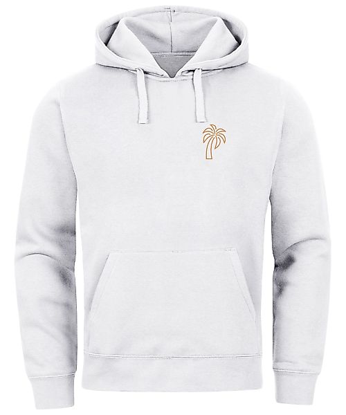 Neverless Hoodie Hoodie Herren Palme Logo günstig online kaufen