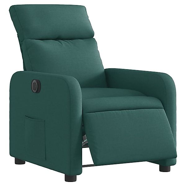vidaXL Sessel Relaxsessel Elektrisch Dunkelgrün Stoff günstig online kaufen