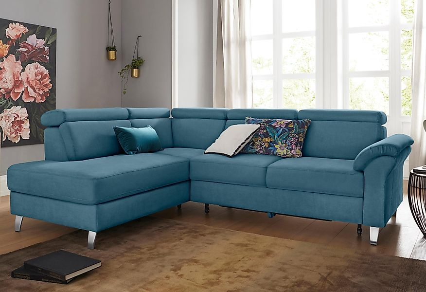sit&more Ecksofa Arngast L-Form, inklusive Kopfteilverstellung günstig online kaufen