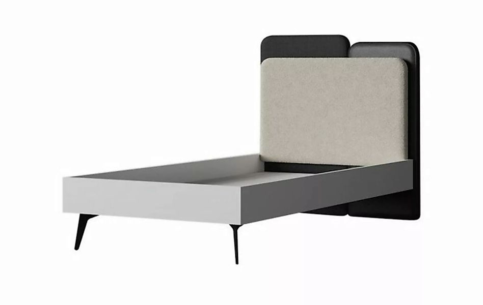 Möbel-Lux Jugendbett Vena Almila, gepolstertes Kopfteil, 100x200 cm günstig online kaufen
