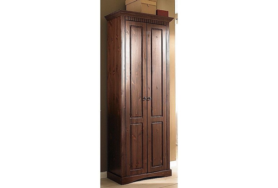 Home affaire Garderobenschrank "Rustic", aus massiver Kiefer, Breite 71 cm, günstig online kaufen