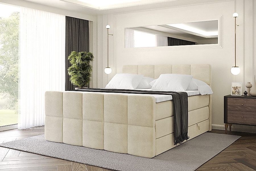 ALTDECOR Boxspringbett LIRO-Z KING (Multipocket-Matratze H4, günstig online kaufen