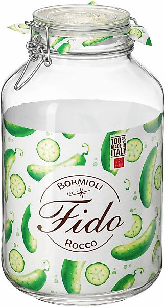 Bormioli Rocco Vorratsglas "Fido" 1 x 4,0l Fassungsvermögen, 1 Stk. tlg. lu günstig online kaufen
