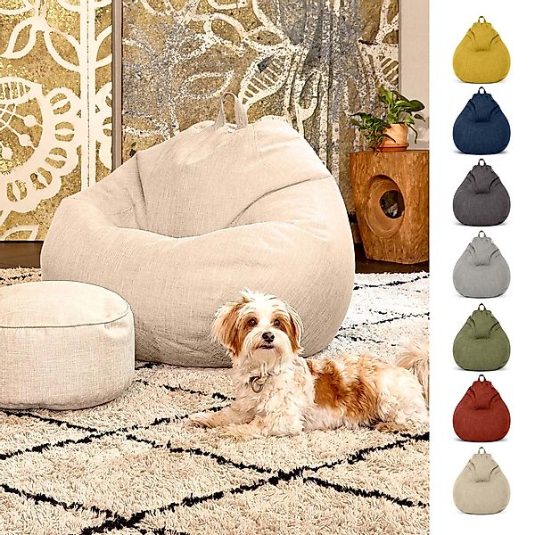 Green Bean Sitzsack Home Linen (Indoor günstig online kaufen