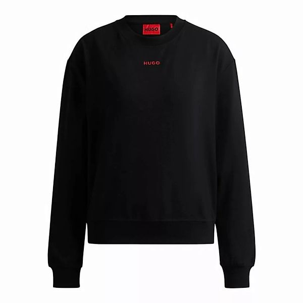 HUGO Sweatshirt Shuffle Sweatshirt mit Silikon-Logo auf der Brust günstig online kaufen