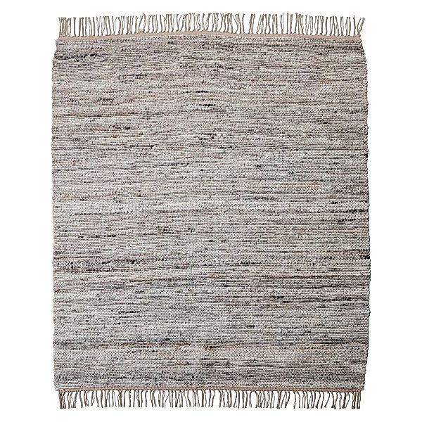 Teppich Hafi aus Jute und Wolle und Grau günstig online kaufen