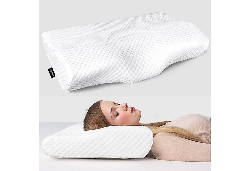 Komfortec Nackenstützkissen aus Memory Foam, Orthopädisches Kopfkissen, Fül günstig online kaufen