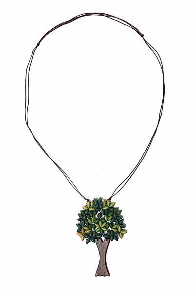 COLLEZIONE ALESSANDRO Lange Kette "Tessa", Lange Kette mit Baumanhänger günstig online kaufen
