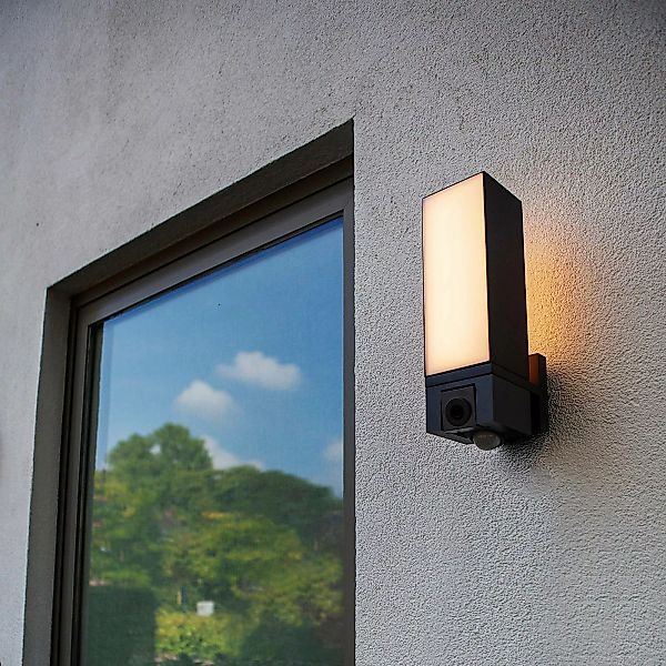 LED-Außenwandleuchte Cuba, Kamera Sensor günstig online kaufen